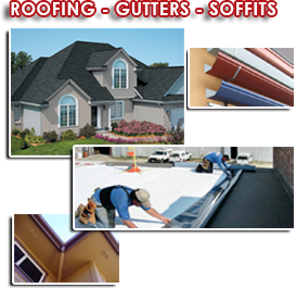 Roofing, gutter, and soffit images